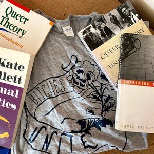 bitches unite grey tee